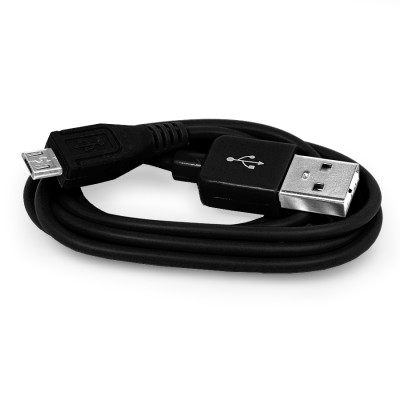 Добави още лукс USB кабели Дата кабел Micro USB универсален черен